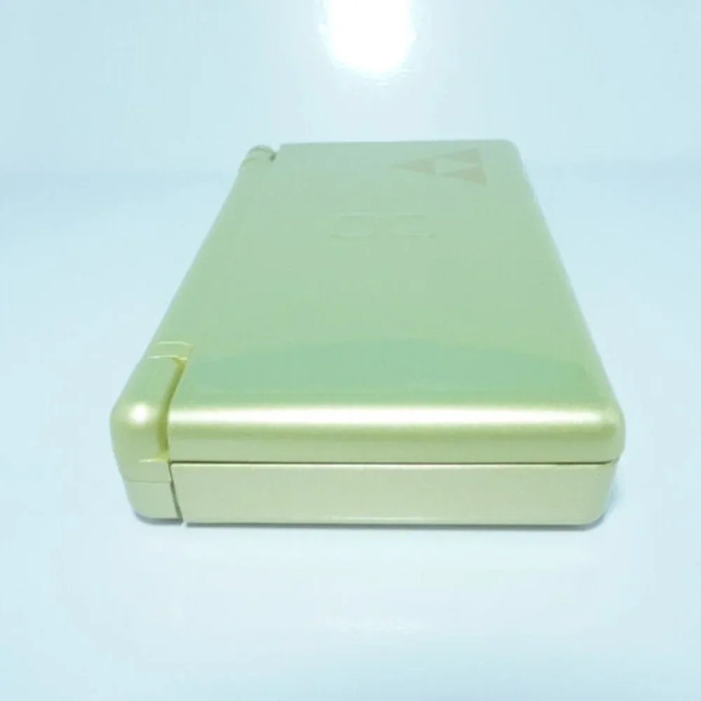 Nintendo DS Lite Zelda Triforce Gold Handheld Gaming System w/ Charger & Stylus